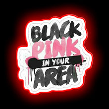 Load image into Gallery viewer, Black Pink lamp