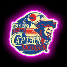 Load image into Gallery viewer, Captain morgan logo neon wall