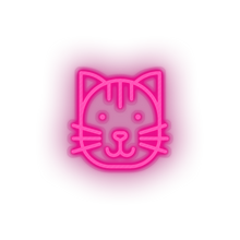 Load image into Gallery viewer, pink cat led animal carnivore cartoon cat house pet pet zoo neon factory