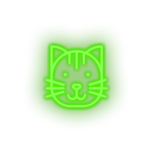 Load image into Gallery viewer, green cat led animal carnivore cartoon cat house pet pet zoo neon factory