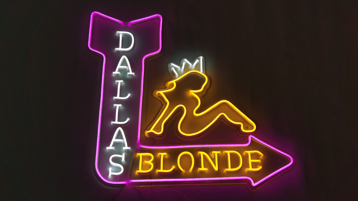 Dallas Cowboys Neon Bar Flex LED Sign