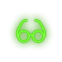 Load image into Gallery viewer, green glasses led accessories back to school education glasses reading student study neon factory
