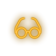 Load image into Gallery viewer, warm_white glasses led accessories back to school education glasses reading student study neon factory