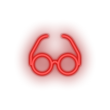 Load image into Gallery viewer, red glasses led accessories back to school education glasses reading student study neon factory
