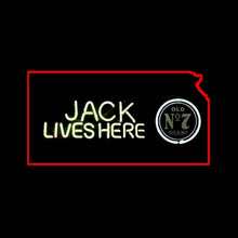 Load image into Gallery viewer, Jack-Daniels-Jack-Lives-Here-Kansas