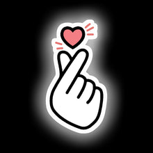 Load image into Gallery viewer, KPOP - Finger heart neon sign