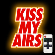 Load image into Gallery viewer, Kiss My Airs "BRED" neon sign
