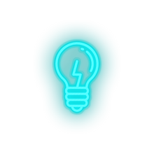 Load image into Gallery viewer, ice_blue light_blub led back to school creative education idea light blub student study neon factory