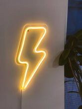 Load image into Gallery viewer, Lightning bolt neon led