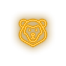 Load image into Gallery viewer, Lion Animal carnivore cartoon fauna leo lion zoo Neon led factory