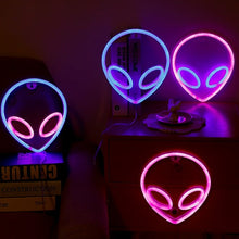 Load image into Gallery viewer, Alien LED Neon Sign