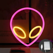Load image into Gallery viewer, buy alien face neon light