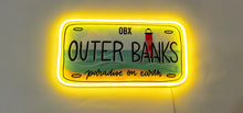 Load image into Gallery viewer, THE ORIGINAL OBX license plate bright neon sign