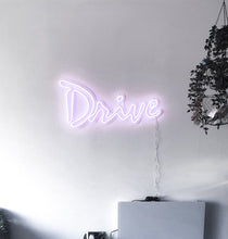 Load image into Gallery viewer, Drive movie logo white led light neon