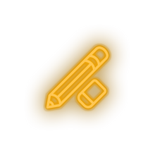 Load image into Gallery viewer, warm_white pencil_erase led back to school education erase pencil student study write neon factory