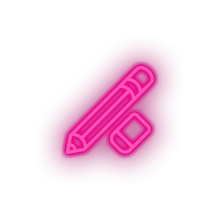 Load image into Gallery viewer, Pencil Erase Back to school education erase pencil student study write Neon led factory