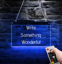 Load image into Gallery viewer, Personalized led acrylic board sign