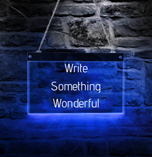 Load image into Gallery viewer, Custom LED acrylic sign board