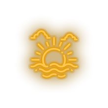 Load image into Gallery viewer, warm_white sunset_sunrise led beach holiday sea summer sun sunset sunrise vacation neon factory