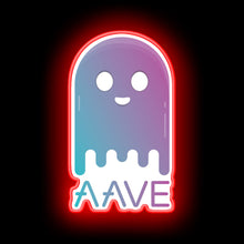 Load image into Gallery viewer, AAVE "LEND" Crypto neon sign
