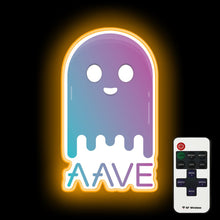 Load image into Gallery viewer, AAVE "LEND" Crypto neon sign