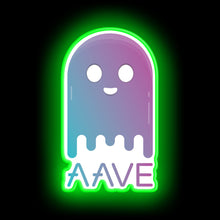 Load image into Gallery viewer, AAVE "LEND" Crypto neon sign
