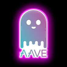 Load image into Gallery viewer, AAVE "LEND" Crypto neon sign