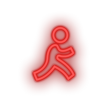Load image into Gallery viewer, red aim social network brand logo led neon factory
