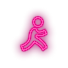 Load image into Gallery viewer, pink aim social network brand logo led neon factory