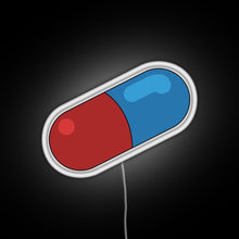 Load image into Gallery viewer, Akira pill RGB neon sign white