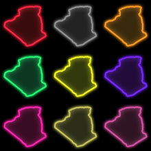 Load image into Gallery viewer, Algeria map led signs