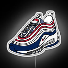 Load image into Gallery viewer, AM97 USA SNEAKERS RGB neon sign white