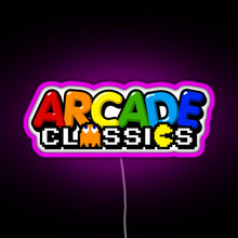 Load image into Gallery viewer, Arcade Design RGB neon sign  pink