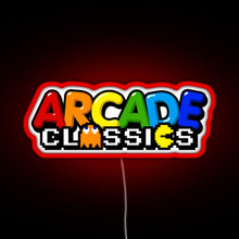 Load image into Gallery viewer, Arcade Design RGB neon sign red