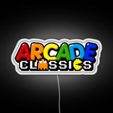 Load image into Gallery viewer, Arcade Design RGB neon sign white