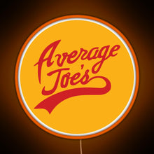 Load image into Gallery viewer, Average Joe s Gymnasium RGB neon sign orange