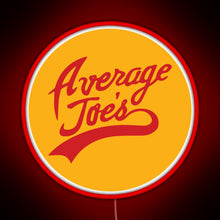 Load image into Gallery viewer, Average Joe s Gymnasium RGB neon sign red