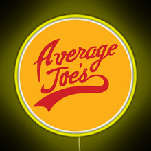 Load image into Gallery viewer, Average Joe s Gymnasium RGB neon sign yellow