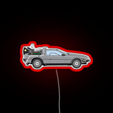 Load image into Gallery viewer, Back to the Future RGB neon sign red