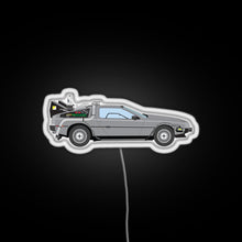 Load image into Gallery viewer, Back to the Future RGB neon sign white