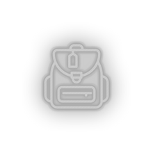 Load image into Gallery viewer, white bags led backpack bags holiday luggage tourism travel vacation neon factory