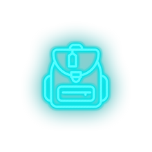 Load image into Gallery viewer, ice_blue bags led backpack bags holiday luggage tourism travel vacation neon factory