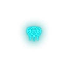 Load image into Gallery viewer, ballons Balloons celebration heart love relationship romance valentine day Neon led factory