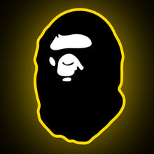 Load image into Gallery viewer, Bape neon sign black