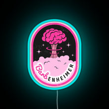 Load image into Gallery viewer, Barbenheimer RGB neon sign lightblue