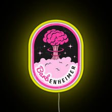 Load image into Gallery viewer, Barbenheimer RGB neon sign yellow