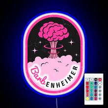 Load image into Gallery viewer, Barbenheimer RGB neon sign remote
