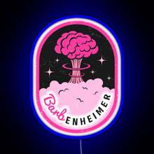 Load image into Gallery viewer, Barbenheimer RGB neon sign blue