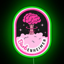 Load image into Gallery viewer, Barbenheimer RGB neon sign green