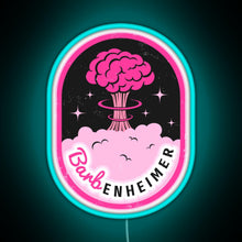 Load image into Gallery viewer, Barbenheimer RGB neon sign lightblue